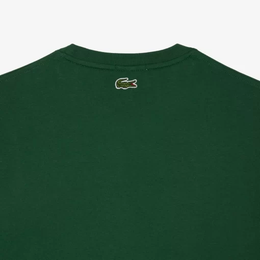 T-Shirt Regular Fit Avec Marquage En Jersey De Coton | Lacoste New