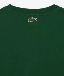 T-Shirt Regular Fit En Jersey Epais De Coton | Lacoste Discount