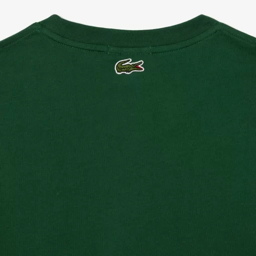 T-Shirt Regular Fit En Jersey Epais De Coton | Lacoste Discount