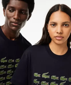 T-Shirt Relaxed Fit Avec Crocodiles Iconiques | Lacoste Cheap