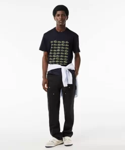 T-Shirt Relaxed Fit Avec Crocodiles Iconiques | Lacoste Cheap