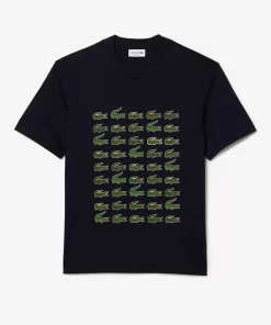 T-Shirt Relaxed Fit Avec Crocodiles Iconiques | Lacoste Cheap