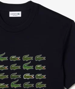 T-Shirt Relaxed Fit Avec Crocodiles Iconiques | Lacoste Cheap