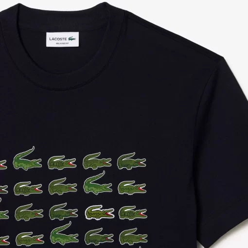 T-Shirt Relaxed Fit Avec Crocodiles Iconiques | Lacoste Cheap