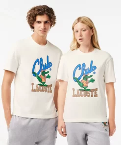 T-Shirt Relaxed Fit Avec Imprime Signature | Lacoste Cheap