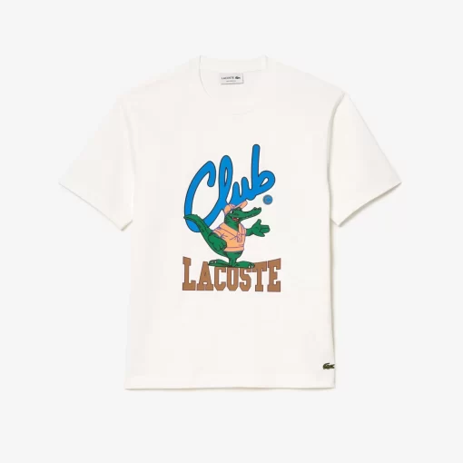 T-Shirt Relaxed Fit Avec Imprime Signature | Lacoste Cheap