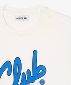 T-Shirt Relaxed Fit Avec Imprime Signature | Lacoste Cheap