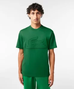 T-Shirt Relaxed Fit En Jersey Avec Badge Matelasse | Lacoste Best