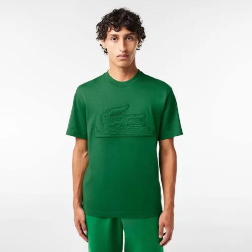 T-Shirt Relaxed Fit En Jersey Avec Badge Matelasse | Lacoste Best