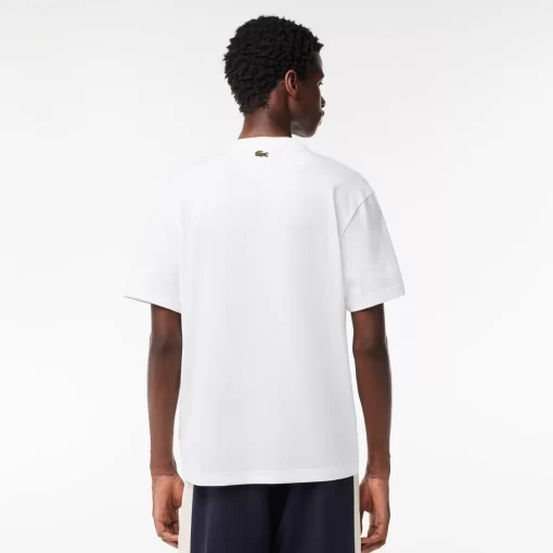 T-Shirt Relaxed Fit En Jersey Avec Badge Matelasse | Lacoste Fashion