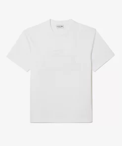 T-Shirt Relaxed Fit En Jersey Avec Badge Matelasse | Lacoste Fashion