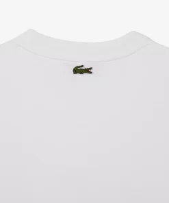 T-Shirt Relaxed Fit En Jersey Avec Badge Matelasse | Lacoste Fashion