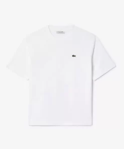 T-Shirt Relaxed Fit En Jersey De Coton Pima Leger | Lacoste Outlet