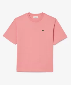 T-Shirt Relaxed Fit En Jersey De Coton Pima Leger | Lacoste Shop