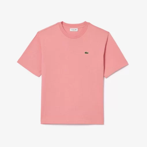 T-Shirt Relaxed Fit En Jersey De Coton Pima Leger | Lacoste Shop