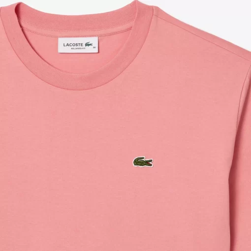 T-Shirt Relaxed Fit En Jersey De Coton Pima Leger | Lacoste Shop