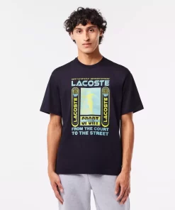 T-Shirt Relaxed Fit Imprime Rene | Lacoste Cheap