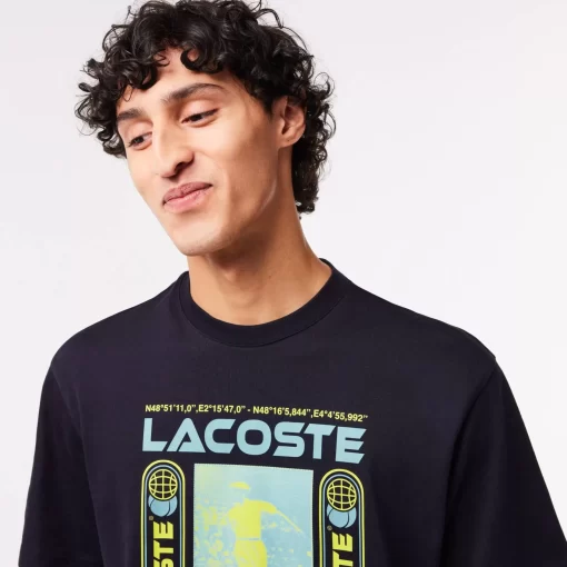 T-Shirt Relaxed Fit Imprime Rene | Lacoste Cheap