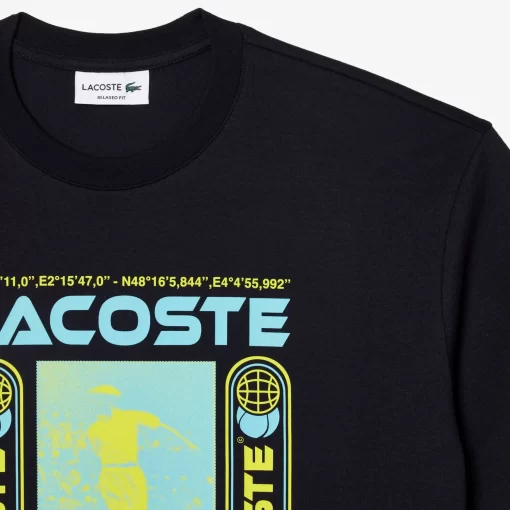 T-Shirt Relaxed Fit Imprime Rene | Lacoste Cheap