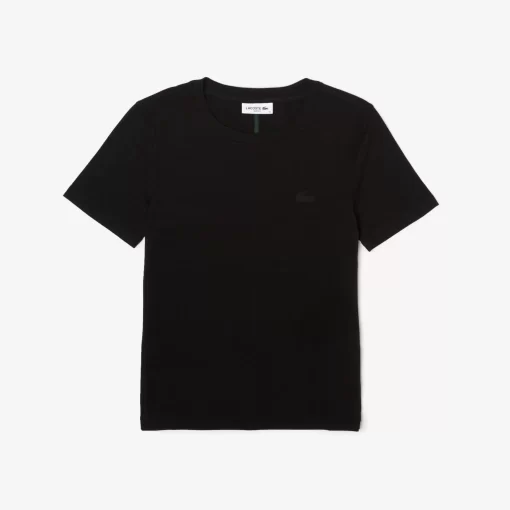 T-Shirt Slim Fit A Col Rond En Coton Melange | Lacoste Sale