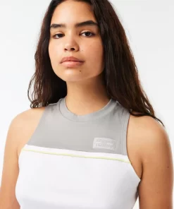 T-Shirt Sport Contraste En Coton Stretch | Lacoste Flash Sale