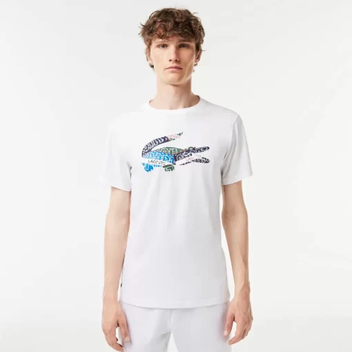 T-Shirt Sport En Jersey De Coton | Lacoste Hot