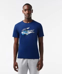 T-Shirt Sport En Jersey De Coton | Lacoste Online