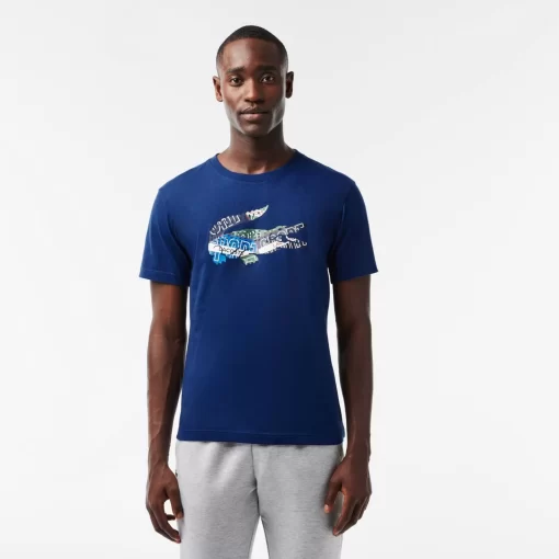 T-Shirt Sport En Jersey De Coton | Lacoste Online