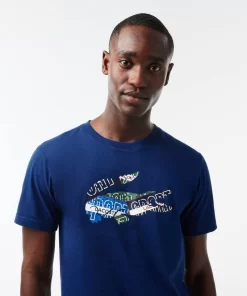 T-Shirt Sport En Jersey De Coton | Lacoste Online