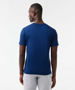 T-Shirt Sport En Jersey De Coton | Lacoste Online