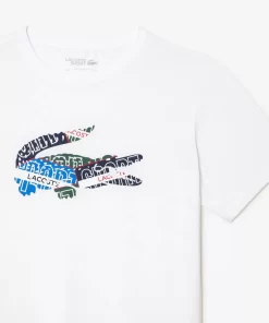 T-Shirt Sport En Jersey De Coton | Lacoste Hot