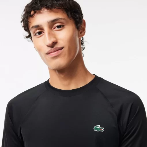 T-Shirt Sport Manches Longues En Jersey Extensible | Lacoste Hot