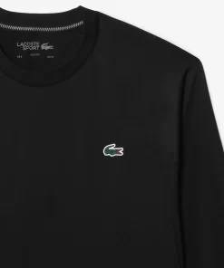 T-Shirt Sport Manches Longues En Jersey Extensible | Lacoste Hot