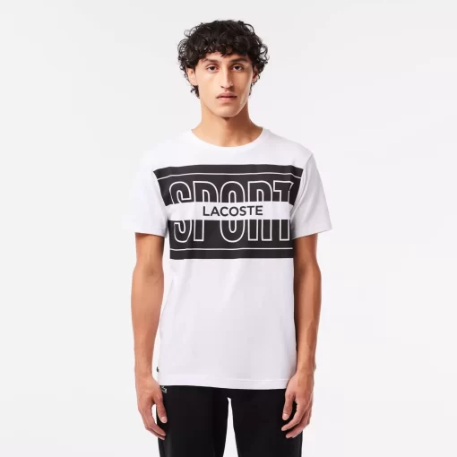 T-Shirt Sport Regular Fit En Coton | Lacoste Best Sale