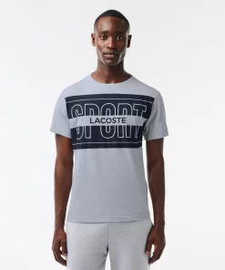 T-Shirt Sport Regular Fit En Coton | Lacoste Clearance