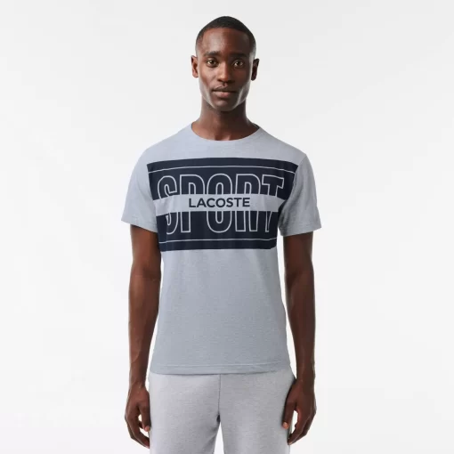 T-Shirt Sport Regular Fit En Coton | Lacoste Clearance