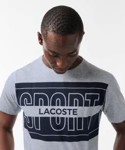 T-Shirt Sport Regular Fit En Coton | Lacoste Clearance