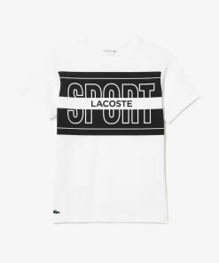 T-Shirt Sport Regular Fit En Coton | Lacoste Best Sale