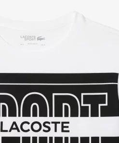 T-Shirt Sport Regular Fit En Coton | Lacoste Best Sale