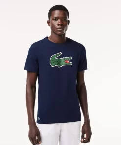 T-Shirt Sport Ultra-Dry Avec Imprime Crocodile | Lacoste Cheap