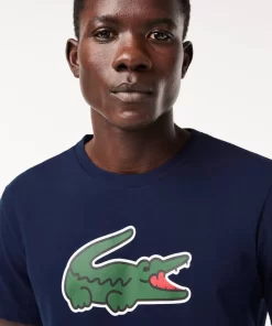 T-Shirt Sport Ultra-Dry Avec Imprime Crocodile | Lacoste Cheap