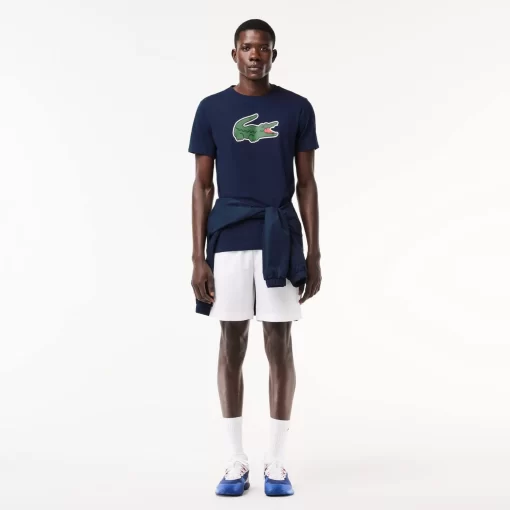 T-Shirt Sport Ultra-Dry Avec Imprime Crocodile | Lacoste Cheap