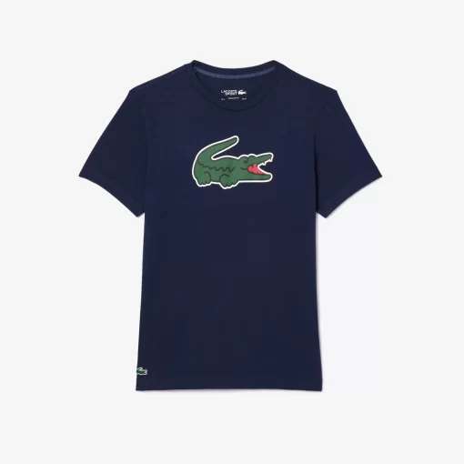 T-Shirt Sport Ultra-Dry Avec Imprime Crocodile | Lacoste Cheap