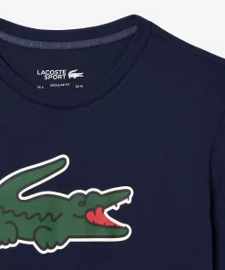 T-Shirt Sport Ultra-Dry Avec Imprime Crocodile | Lacoste Cheap