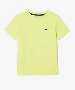 T-Shirt Uni En Jersey De Coton | Lacoste Cheap