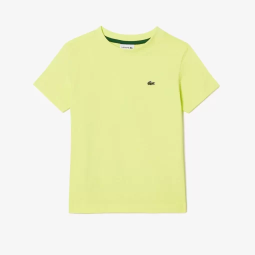 T-Shirt Uni En Jersey De Coton | Lacoste Cheap