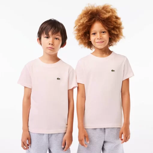 T-Shirt Uni En Jersey De Coton | Lacoste Fashion