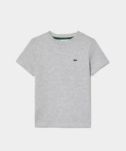 T-Shirt Uni En Jersey De Coton | Lacoste Discount