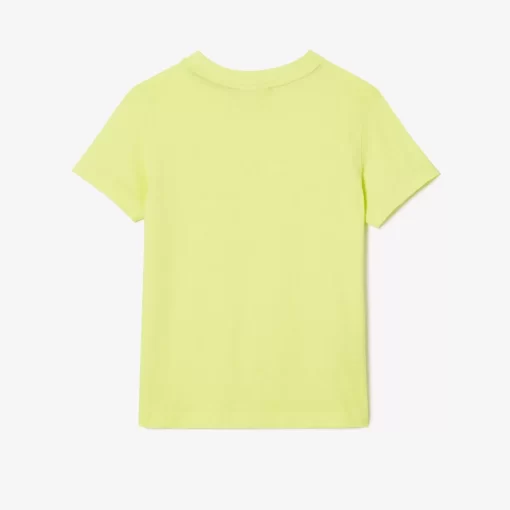 T-Shirt Uni En Jersey De Coton | Lacoste Cheap