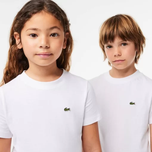 T-Shirt Uni En Jersey De Coton | Lacoste Store